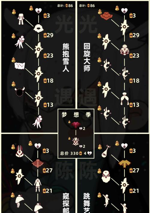 《以光遇红色光芒收集攻略114》（以游戏为主的最全攻略）