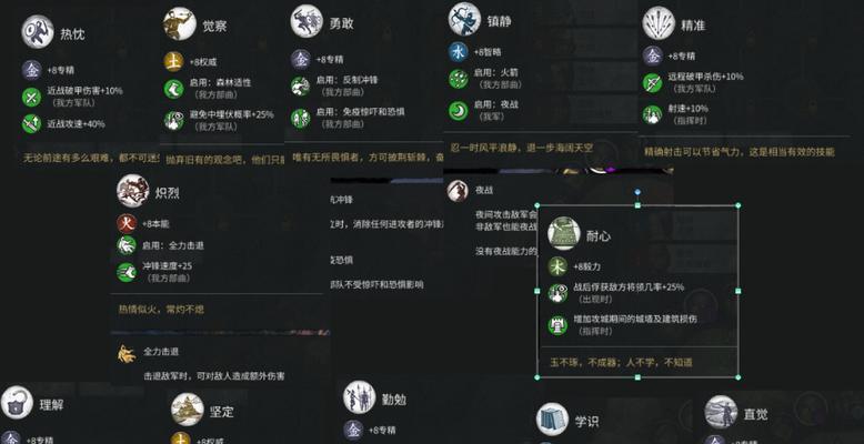 全面战争三国顶级兵种属性详解（探索顶级兵种属性的战斗优势和弱点）