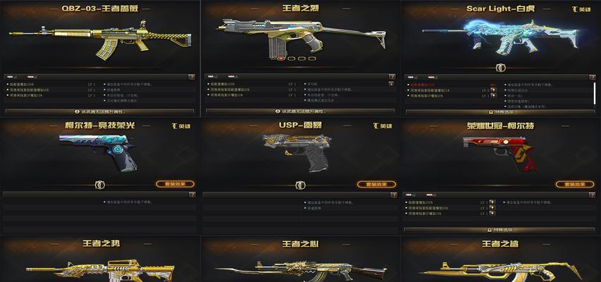 CF中六把王者武器的总价值是多少？王者武器的价值体现在哪里？